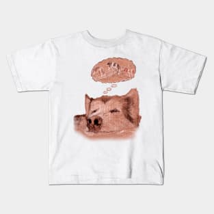 Alaska dreaming of Cows Kids T-Shirt